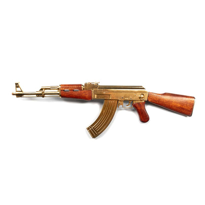 Gold Replica AK-47 Style Assault Rifle