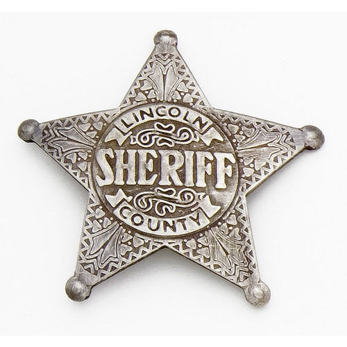 Old West Lincoln County Sheriff&#039;s Badge