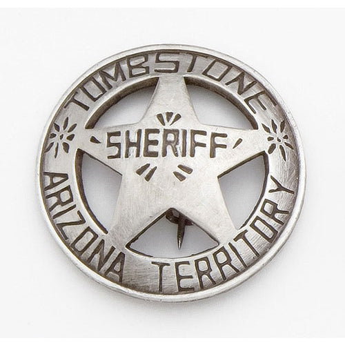 Old West Tombstone Sheriff&#039;s Badge
