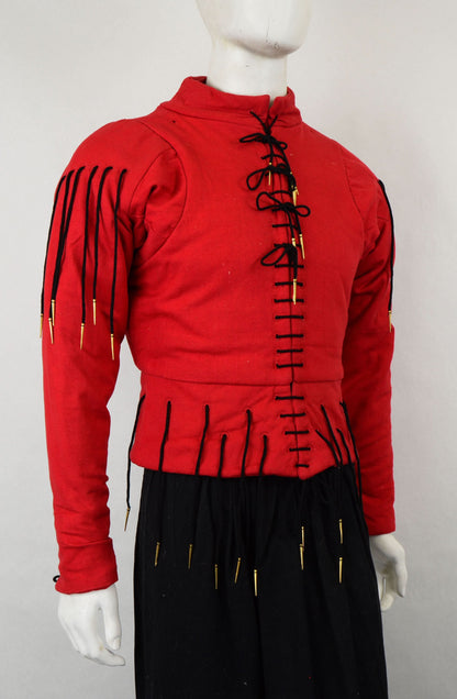 15th Century Arming Doublet - Red