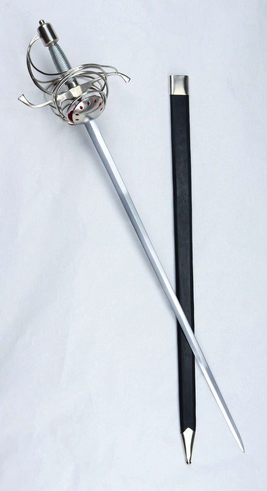 17th Century Swept Hilt Shell Guard Rapier