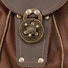 Load image into Gallery viewer, Brown Leather Spin Lock Sporran
