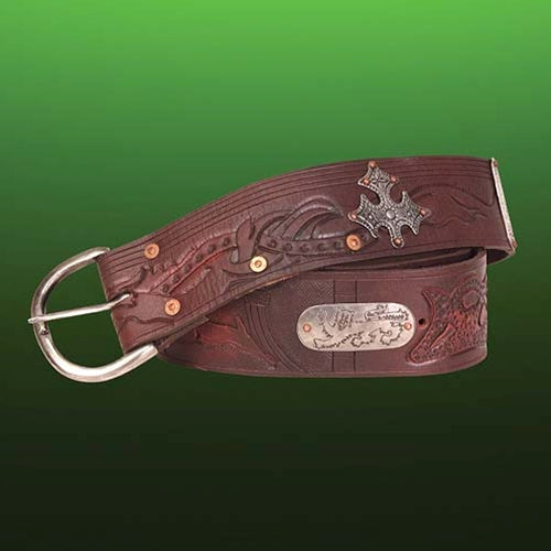 Outlaw Wide Leather Belt