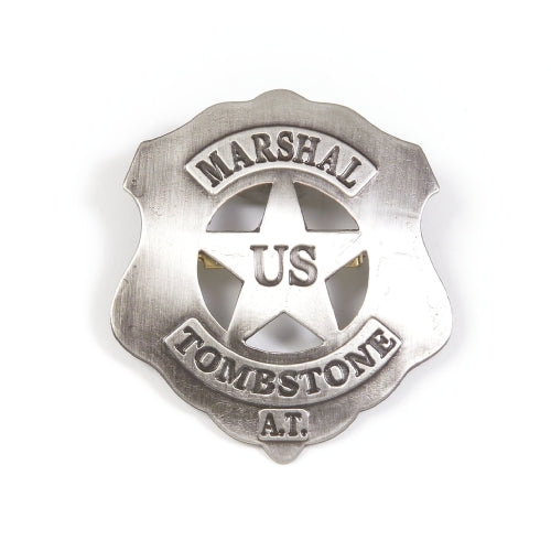 Old West Replica Tombstone U.S. Marshall&#039;s Badge