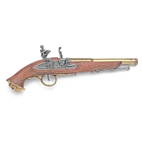 18TH Century Brass Trim Pirate Flintlock Pistol