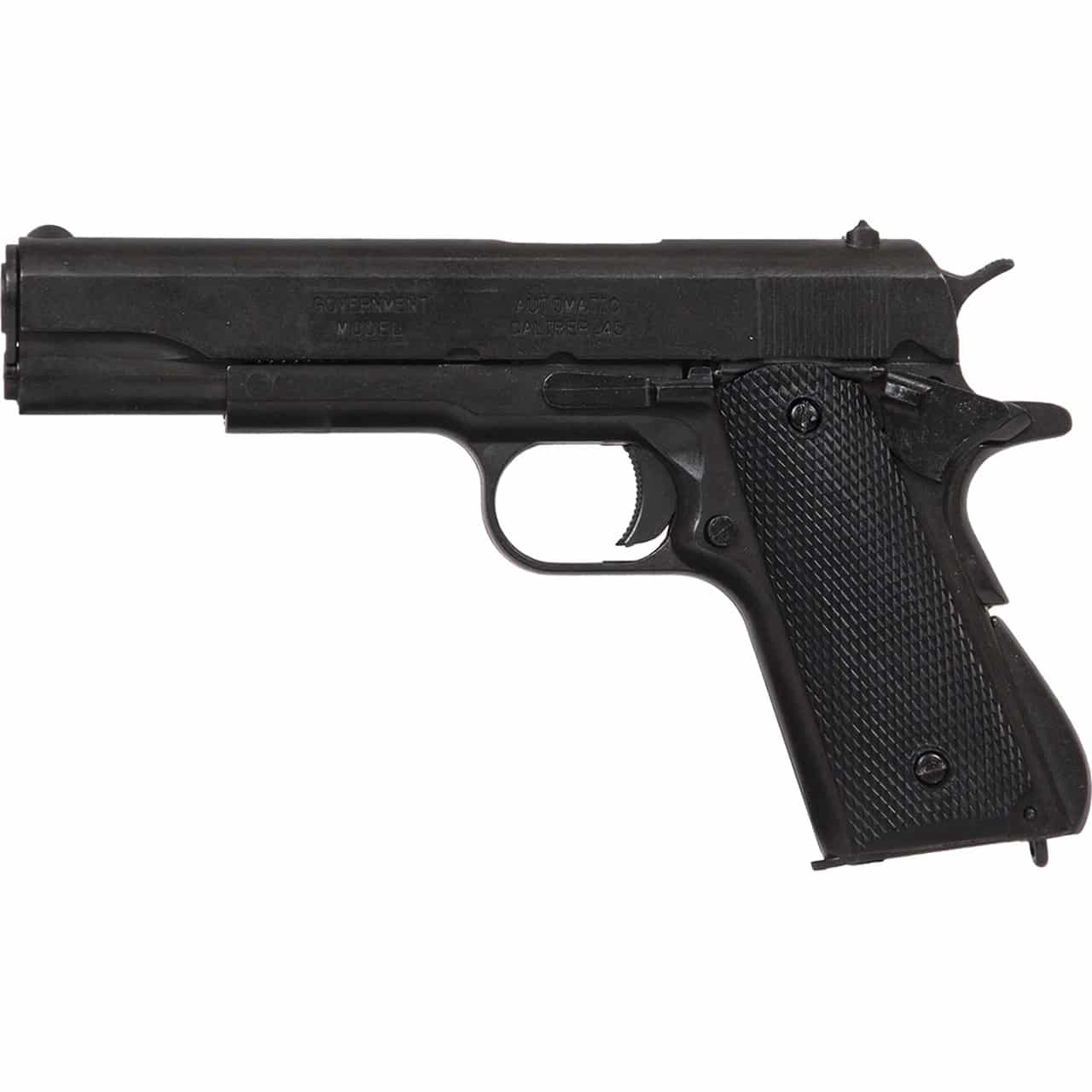 M1911A1 Black Finish Composite Grips Government Automatic Pistol Non-Firing Gun