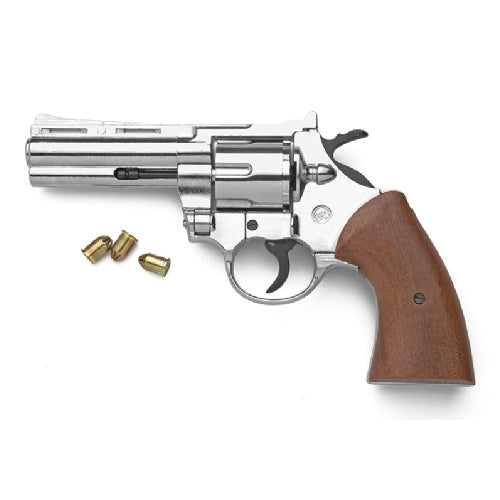 9mm Nickel Magnum Blank Firing Revolver