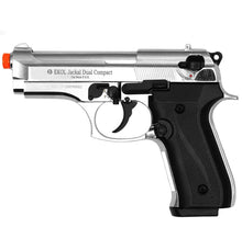 Load image into Gallery viewer, Jackal Dual Compact 9mm Pistol Chrome Nickel Finish - Blank Firing
