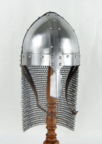 Norman Nasal Helm with Aventail - 11 / 16 Gauge