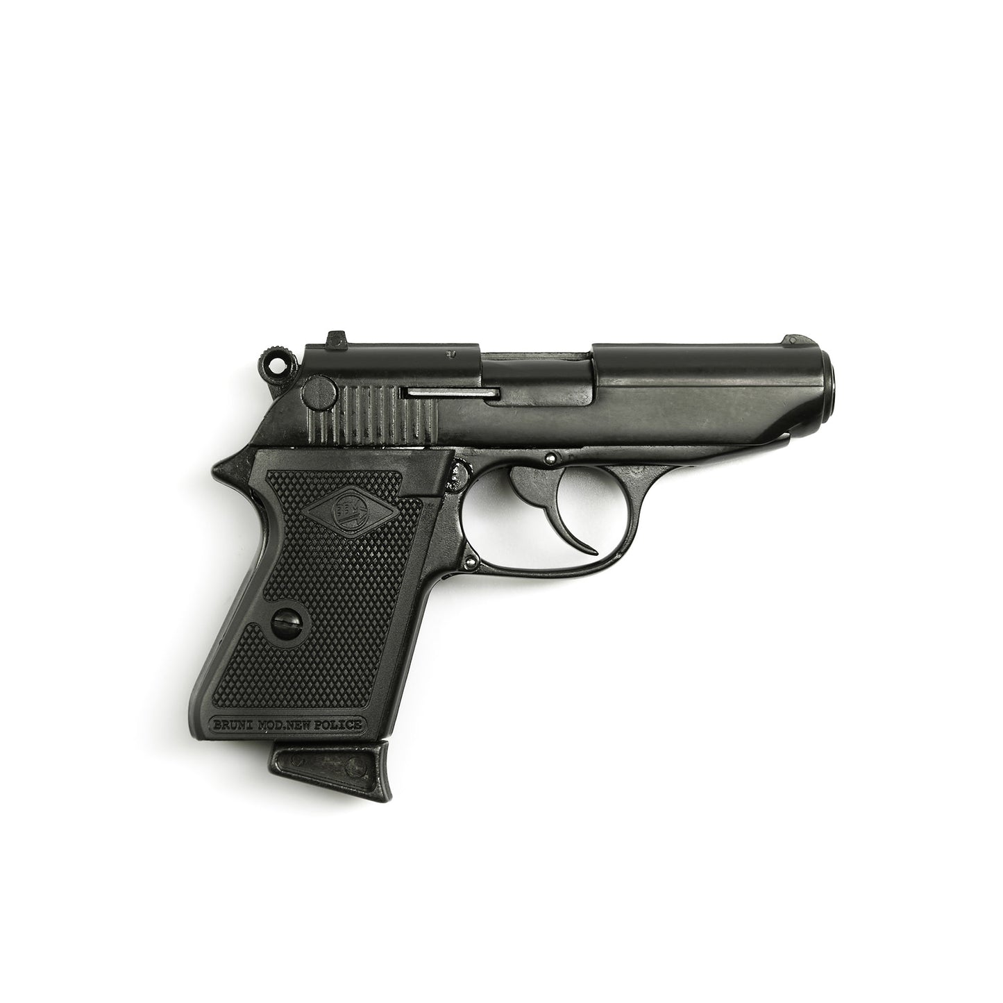 Replica James Bond Style Black 8MM Blank Firing Automatic Gun - Black Finish