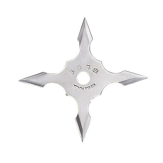 4 Point Silver Throwing Star