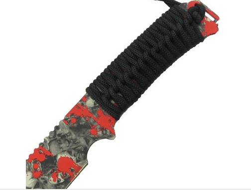 Cursed Souls Full Tang Zombie Hunting Fixed Blade Wilderness Survival Knife