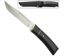 Load image into Gallery viewer, Outdoor Dark Ash Wilderness Hunting Fixed Blade Steel Blade Camping Knife
