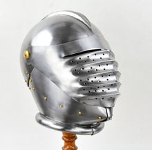 Load image into Gallery viewer, Maximillian Helm - Wide Visor - 18 Gauge Steel
