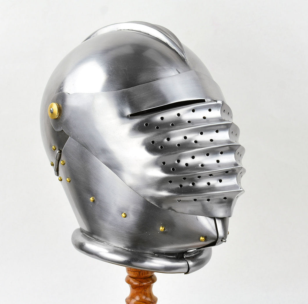Maximillian Helm - Wide Visor - 18 Gauge Steel