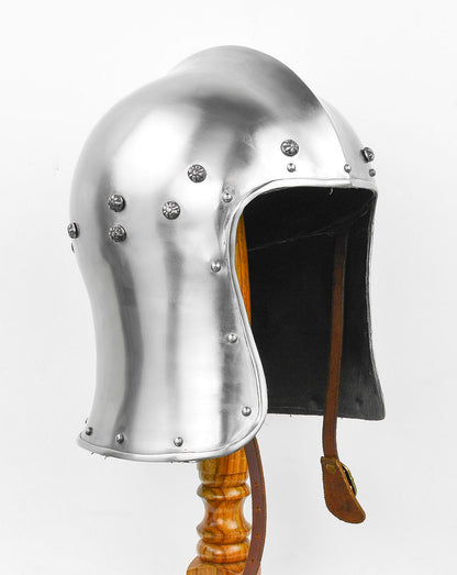 Barbuta Helmet - 18 Gauge Steel