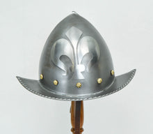 Load image into Gallery viewer, 16th - 17th Century Etched Morion Helm - 18 Gauge Steel
