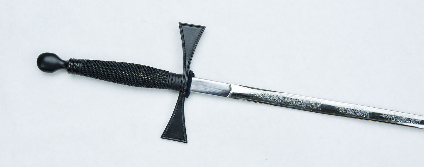 Late 19th Century Masonic Ceremonial Sword - Blackened Hilt