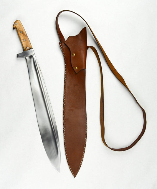 Greek Kopis with Wood Grip