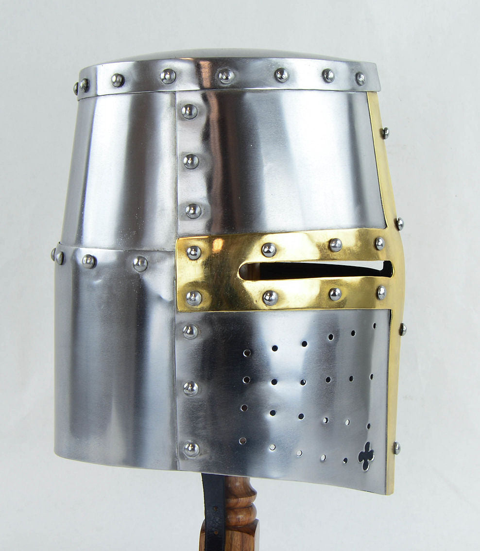 14th Century Great Helm- 18 Gauge Steel