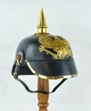 Load image into Gallery viewer, Leather Picklehaube Helmet
