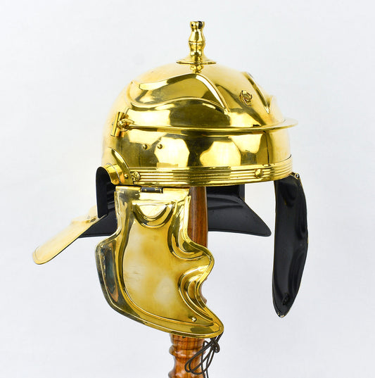 Roman Gallic ''I'' Acquinicum Helm - 18 Gauge Brass
