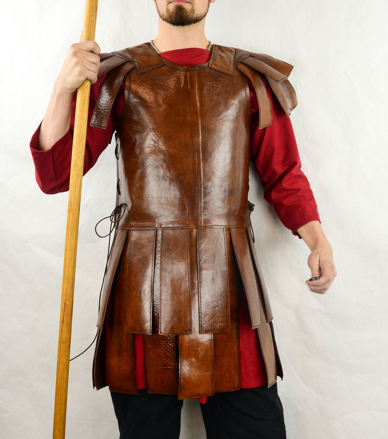 Roman Leather Subarmalis - Brown