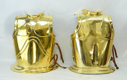 Greek Bell Muscle Armor - 18 Gauge Brass