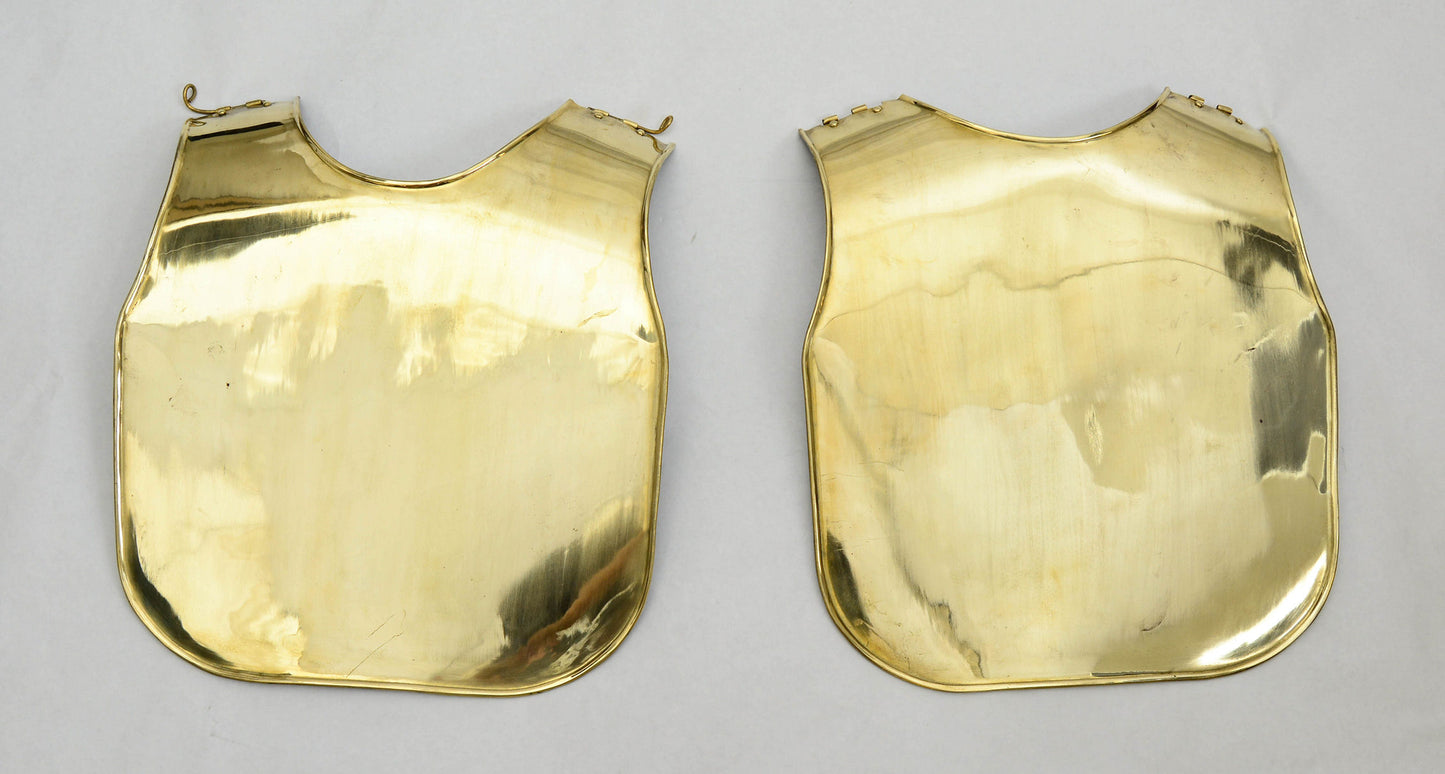 Brass Gladiator Torso Plates - 20 Gauge Brass - Close Out
