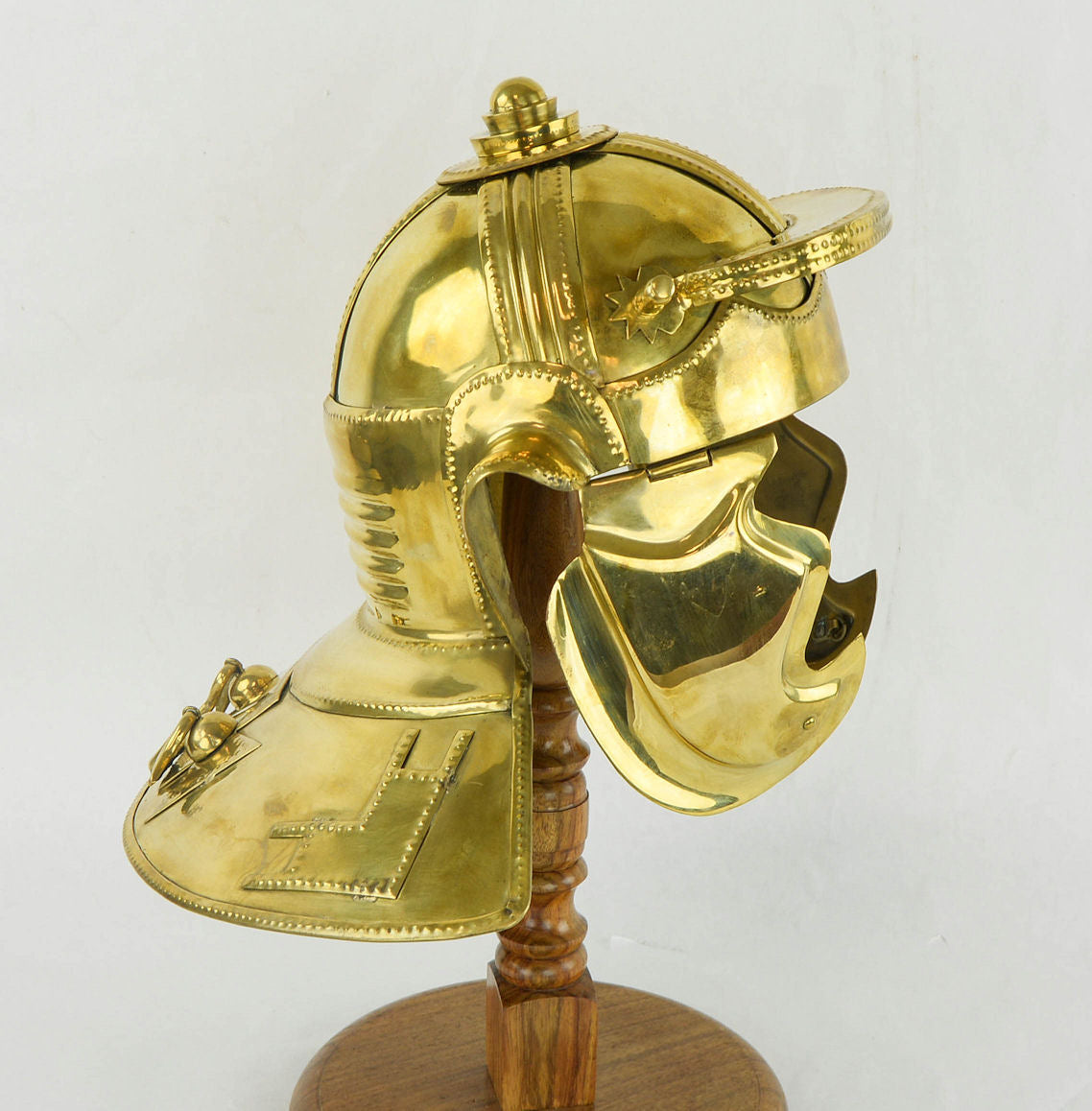 Roman Niedermoermter Helmet - 18 Gauge Brass
