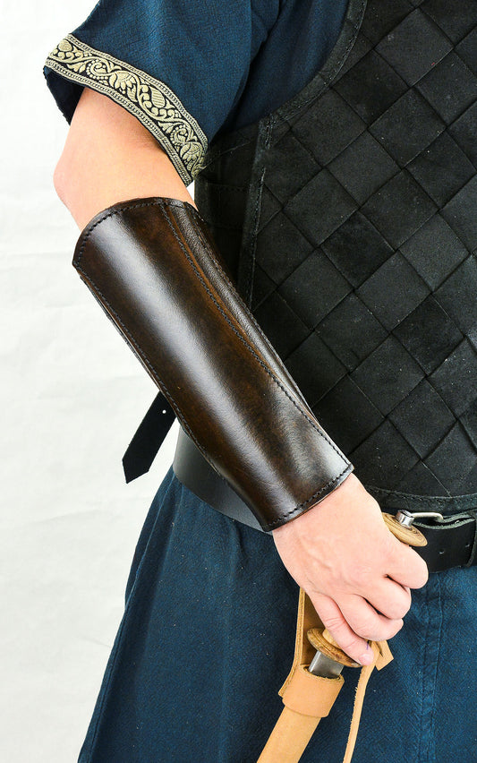 Padded Leather Bracers