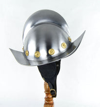 Load image into Gallery viewer, Spanish Morion with Leather Cheekplates
