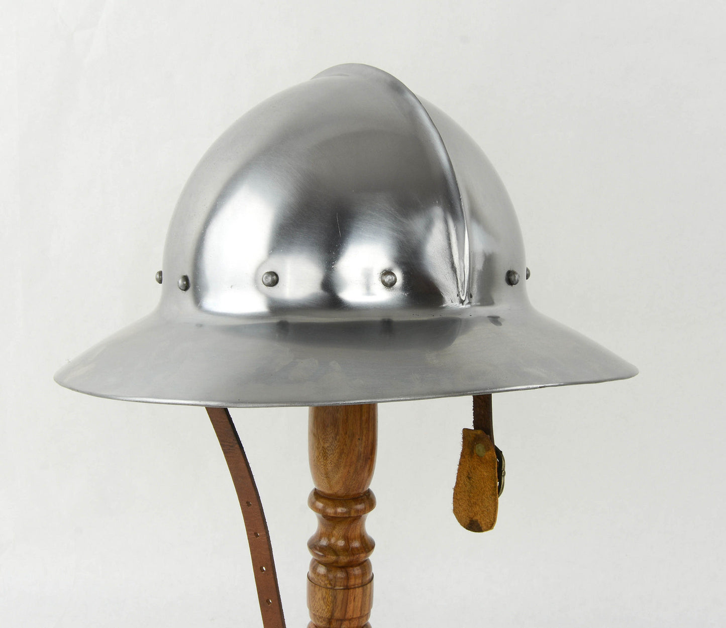 14th Century Kettle Helm- 18 Gauge