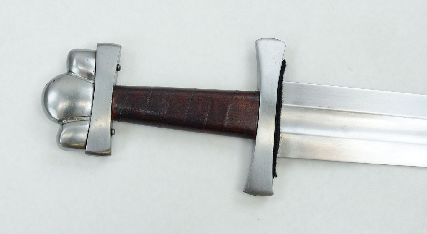 closeup handle of 10th Century Norwegian Sword