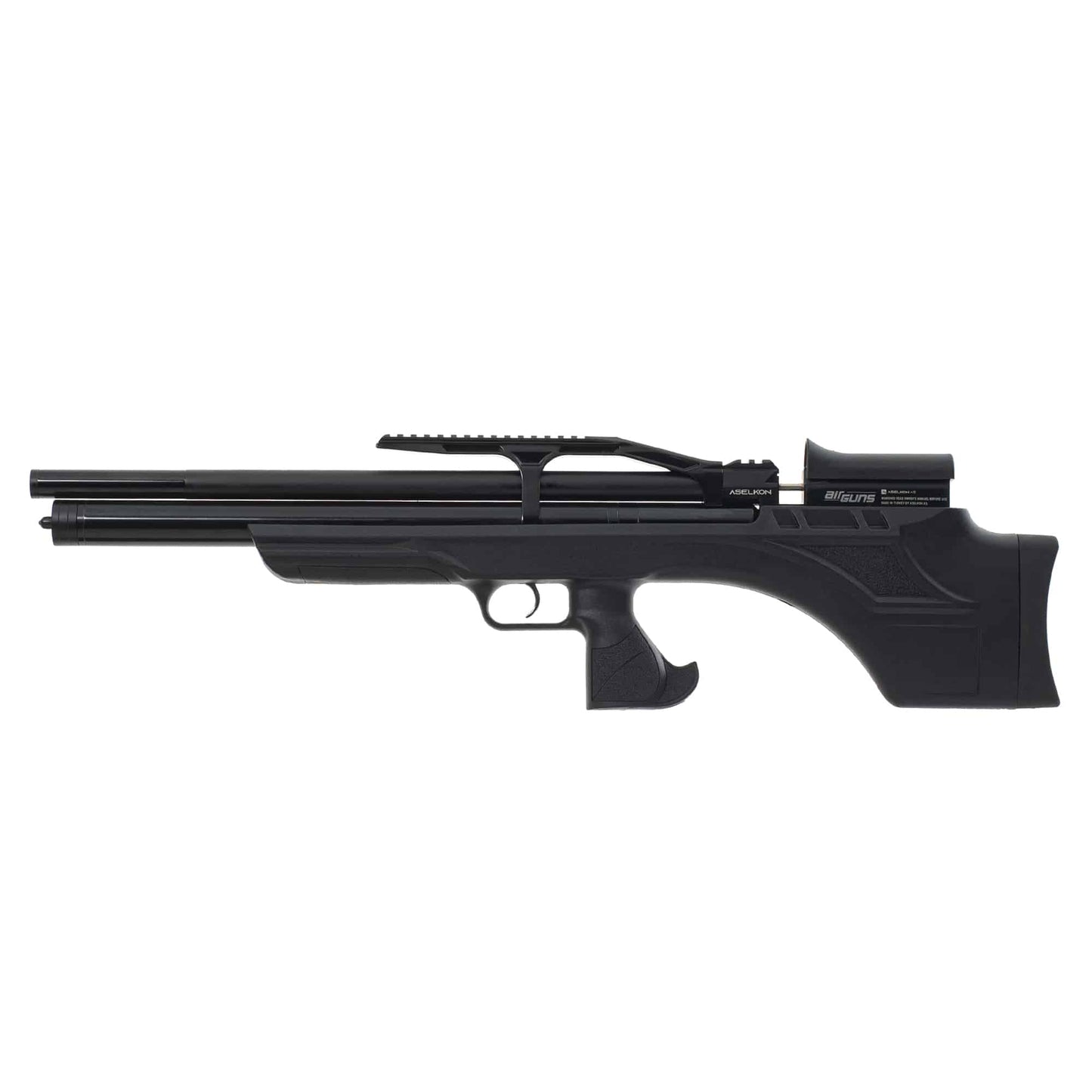 Aselkon MX7S .22 Caliber PCP Air Rifle with black synthetic stock