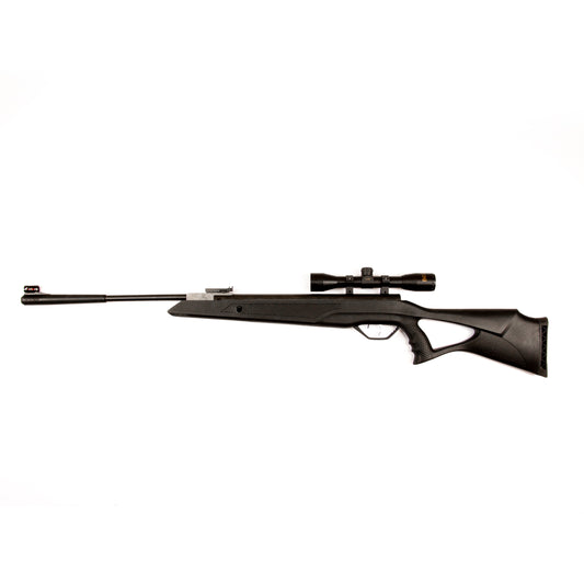 Beeman "Longhorn" .177 Air Rifle Combo with Black Synthetic stock with pistol grip