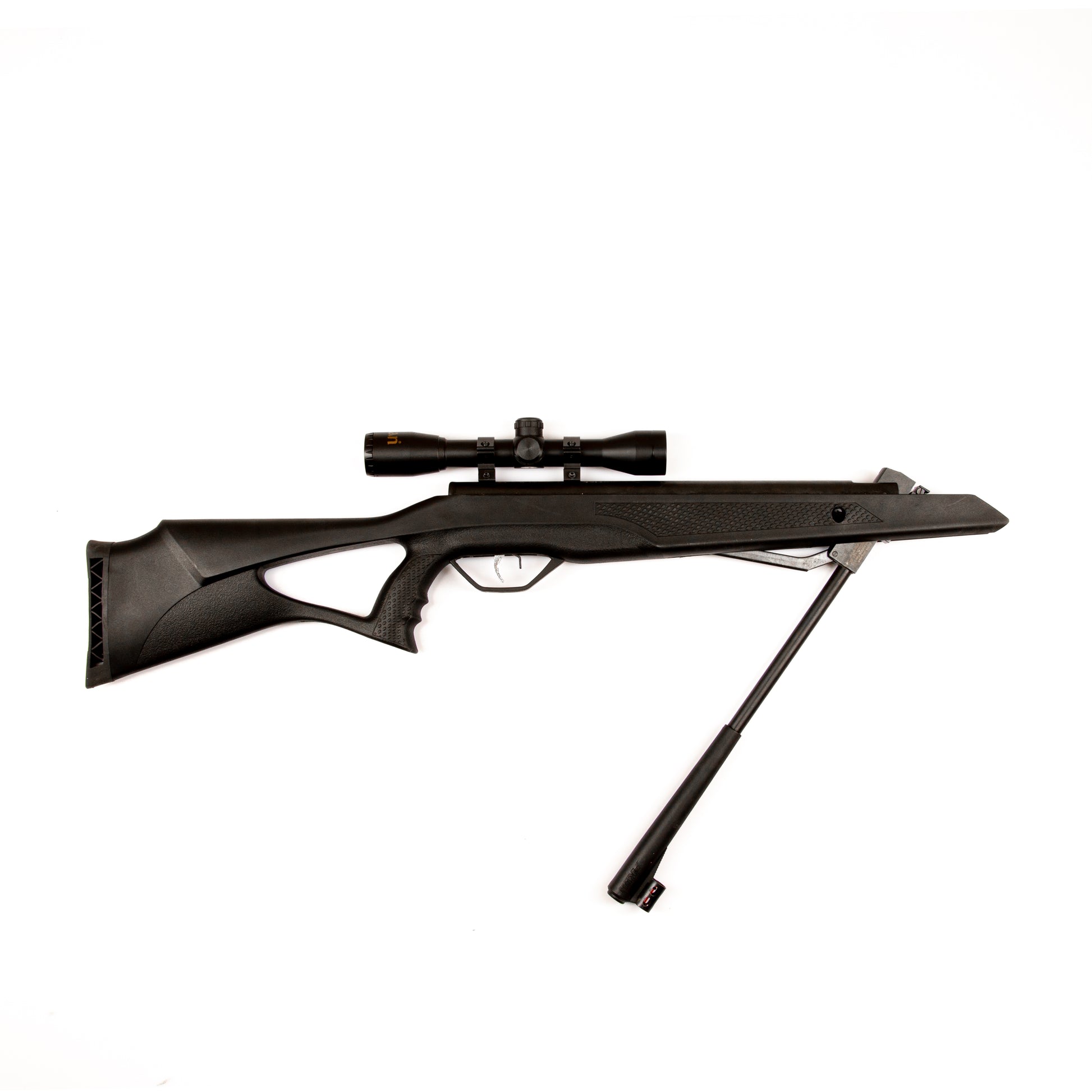 Beeman "Longhorn" .177 Air Rifle Combo with Black Synthetic stock with pistol grip
