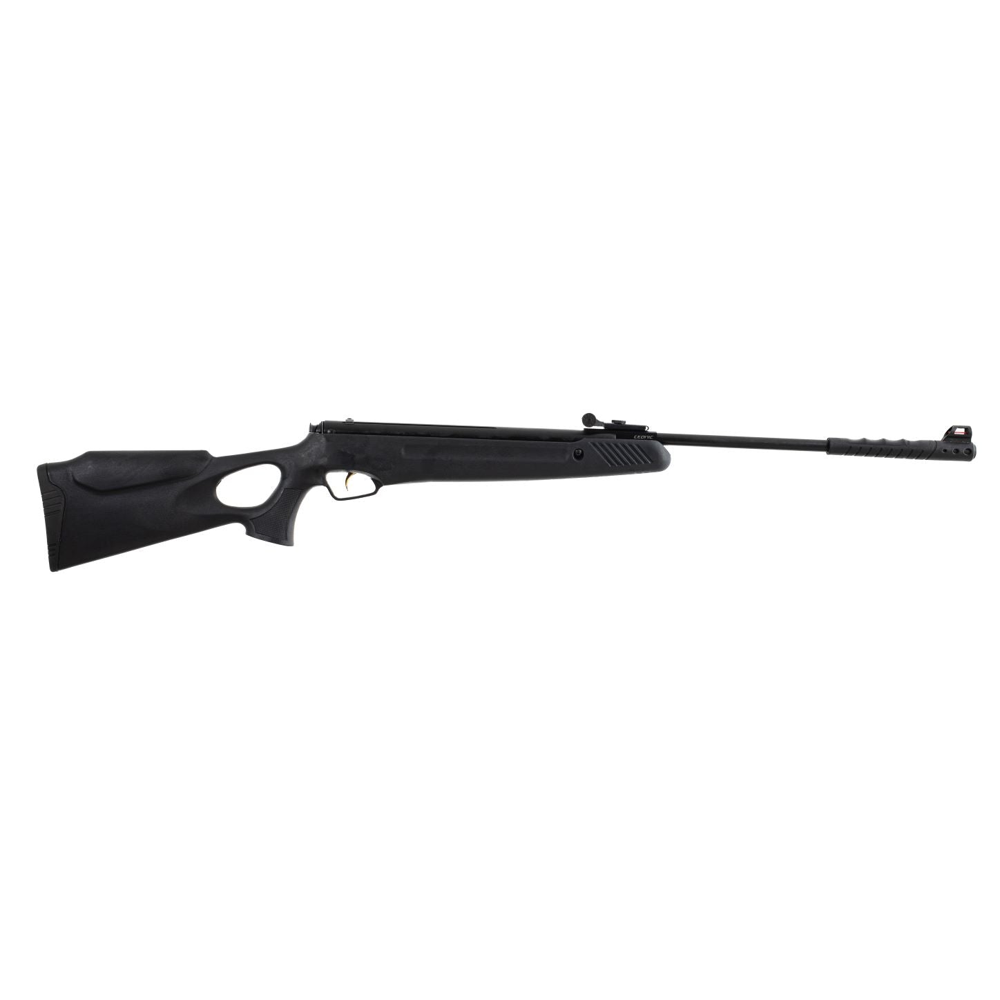 Right side view of a black Ceonic 2050 Spring Piston Air Rifle 