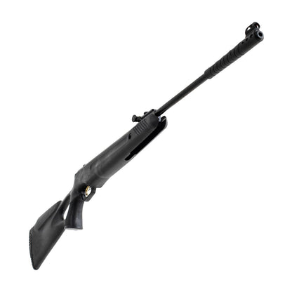 Right angle view of a black Ceonic 2050 Spring Piston Air Rifle 