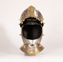 Load image into Gallery viewer, Deluxe Spiked Knights Helm
