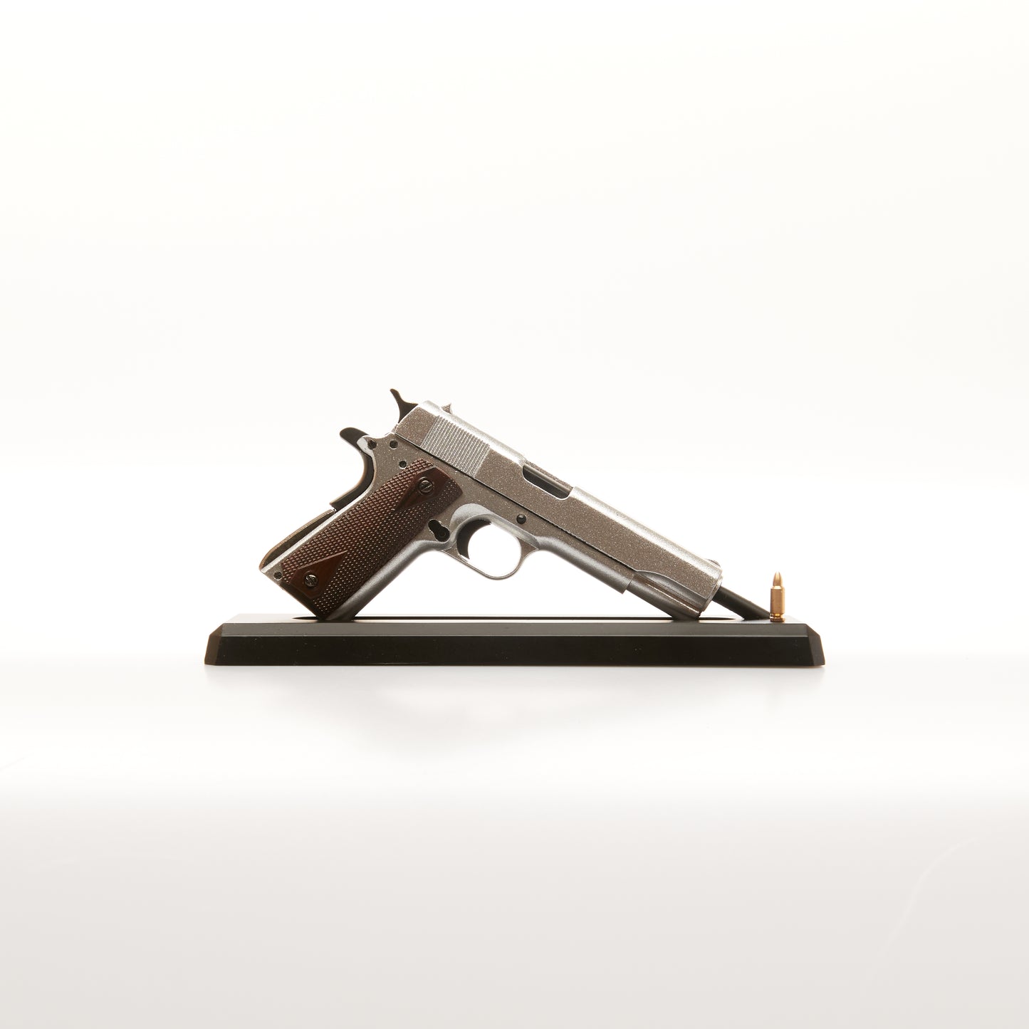 Goatguns Miniature Scale Model M1911 Pistol - Silver - Dime