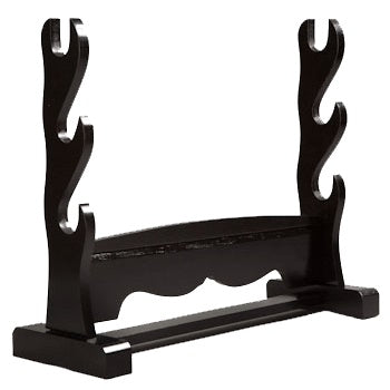 Black Lacquered 3-Tier Sword Stand