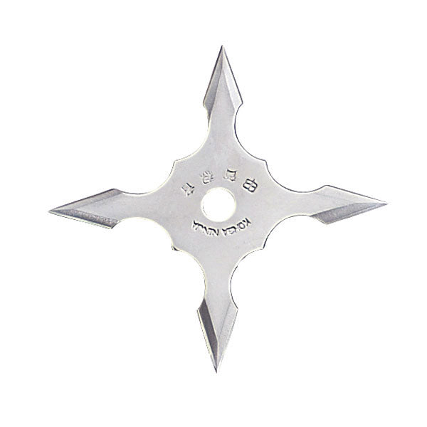 4 Point Silver Throwing Star