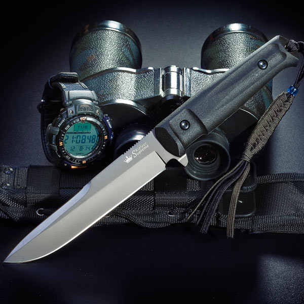 Alpha Aus8-Gray Titanium Knife