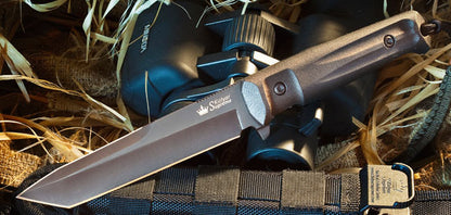 Kyzlar Supreme Aggressor D2-Black Titanium Knife
