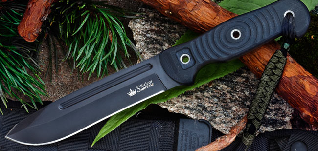 Maximus Aus8-Black Titanium Knife