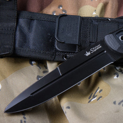 Legion Aus8-Black Titanium Knife