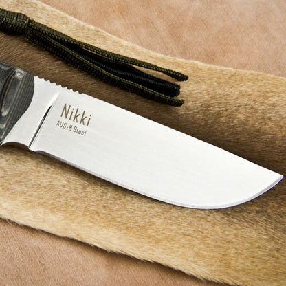 Nikki Aus8 Knife- Satin Finish