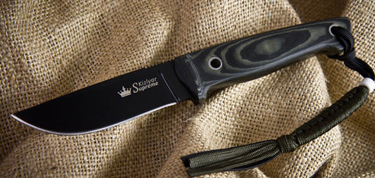 Nikki D2-Black Titanium Knife