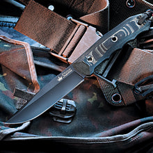 Load image into Gallery viewer, Kizylar Supreme Echo Aus8-Black Titanium Knife
